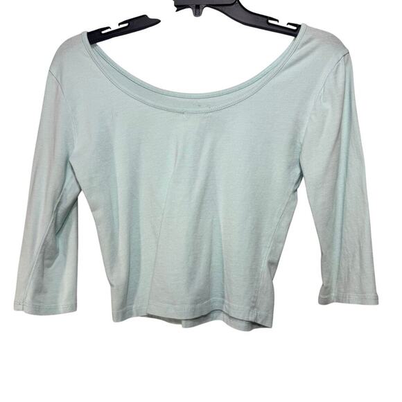 Charlotte Russe light green crop top. Size S - Picture 2 of 5